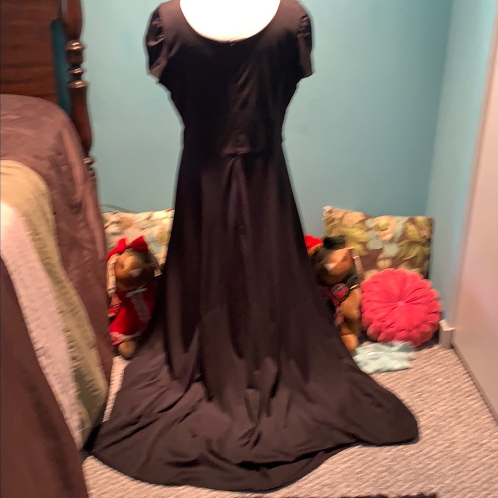 Gown Stage Accents Black size 14 - Picture 7 of 8